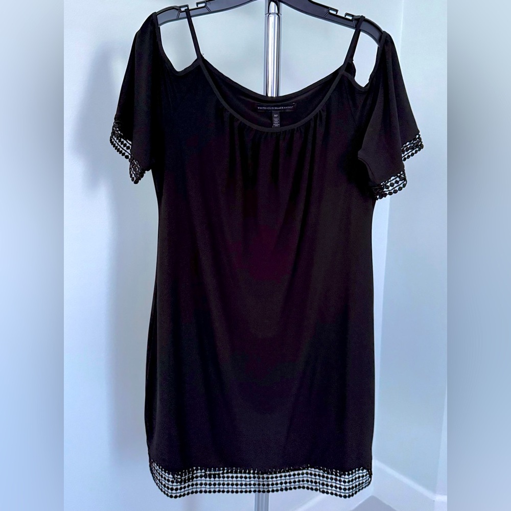 White House Black Market black maxi short dress